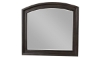 Picture of Newbury Laurel Brushed Brown Acacia Curved Mirror