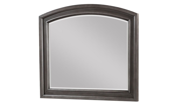 Picture of Newbury Gray Curved Mirror