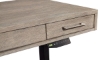 Picture of Platinum Gray Linen Lift Top Desk