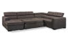 Picture of Tilden Smoke 3-Piece Left Chaise Sleeper Sectional