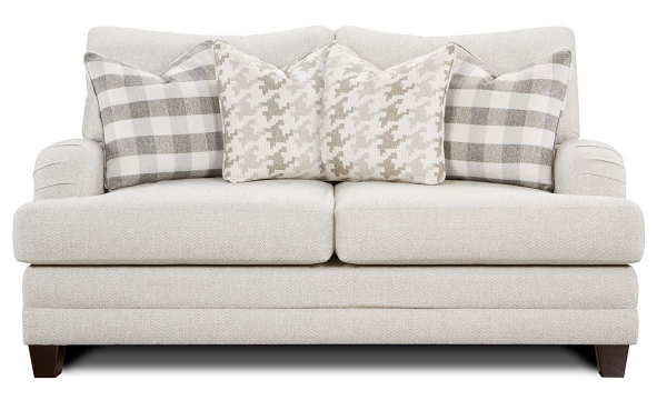 Picture of Charles of London Cream Berber Loveseat
