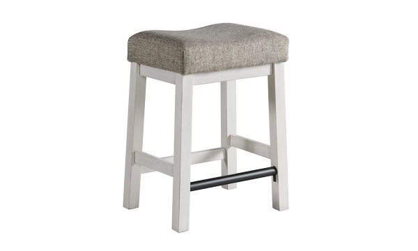 Picture of Drake French Oak Upholstered Bar Stool