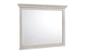 Picture of San Mateo White Arts & Crafts Landscape Mirror