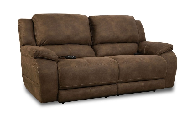 Picture of Mustang Espresso Dual Power Reclining Sofa