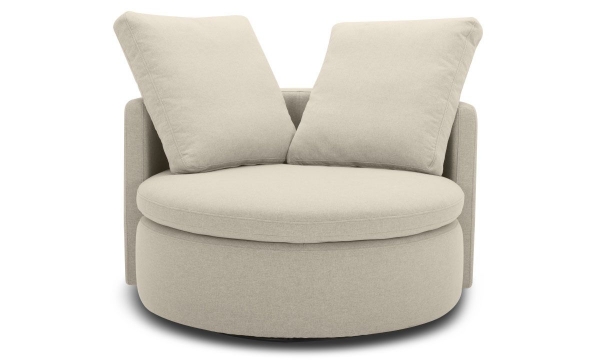 Picture of Bainbridge Linen Round Swivel Chair