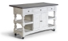 Picture of Sage White Large Kitchen Island