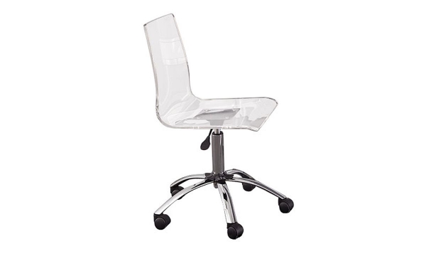 Picture of Everett Acrylic Swivel Desk Chair