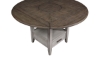 Picture of Abacus Alabaster and Honey Round Counter Height Dining Table