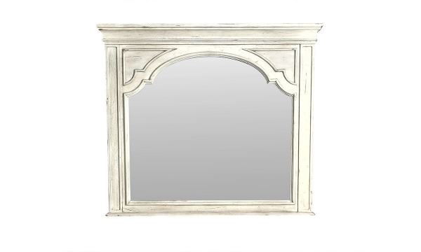 Picture of Highland Park White Landscape Mirror