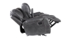 Picture of Caspian Gray Double Reclining Console Loveseat