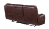Picture of Caspian Brown Double Reclining Sofa with Drop Down Table