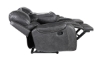 Picture of Caspian Gray Double Reclining Sofa with Drop Down Table