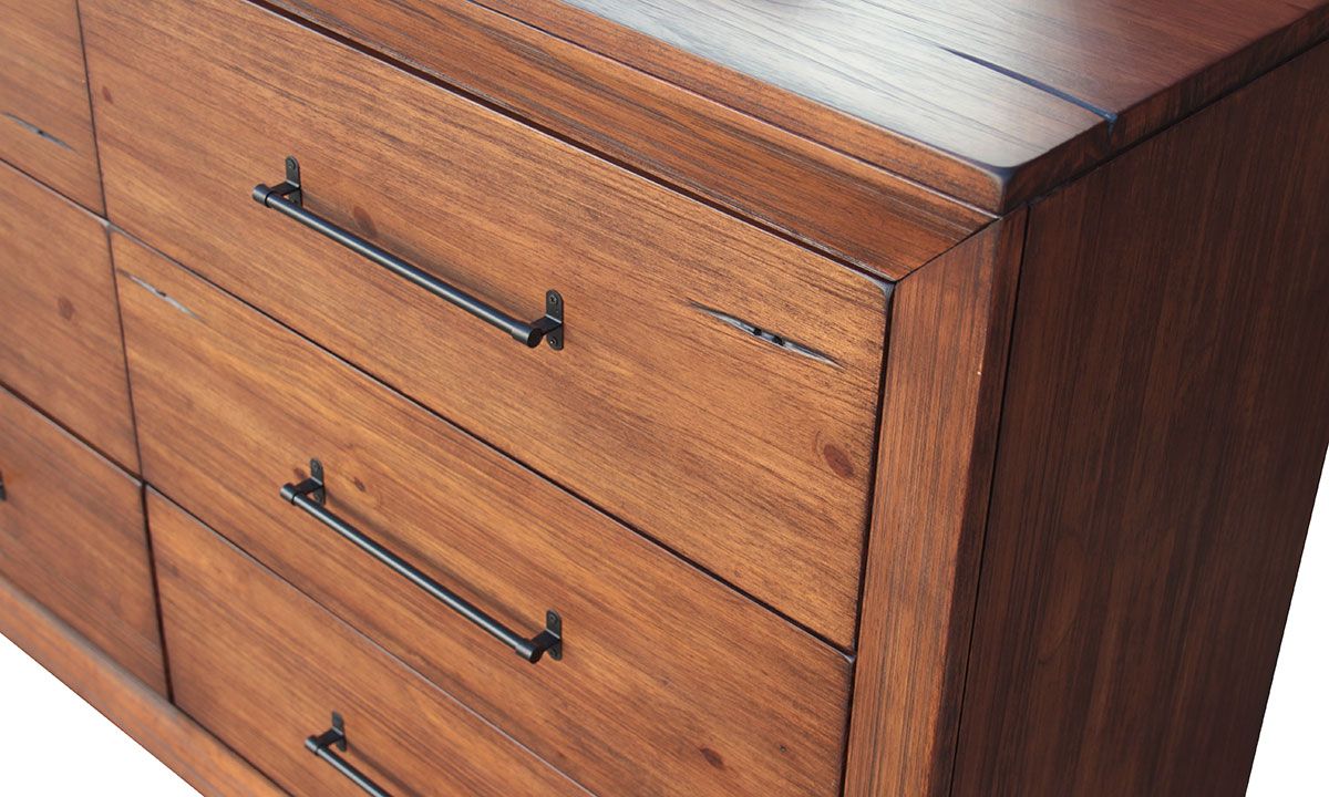brown zebra maxi dress Henderson 6-Drawer Bedroom Dresser Cabinet Medium Oak