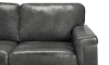 Picture of Medici Gray Leather Loveseat