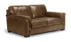Picture of Medici Chestnut Leather Loveseat