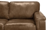 Picture of Medici Chestnut Leather Loveseat