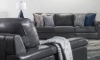 Picture of Medici Gray Leather Sofa