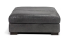 Picture of Medici Gray Leather Ottoman
