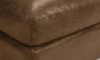 Picture of Medici Chestnut Leather Ottoman