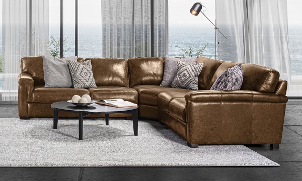Picture of Medici Chestnut 3-Piece Corner Sectional