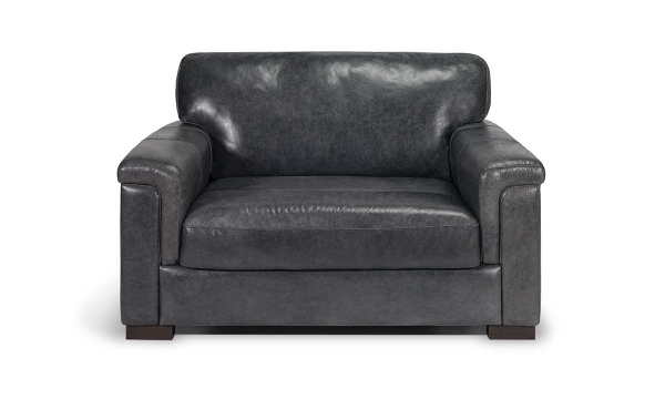 Picture of Medici Gray Leather Armchair