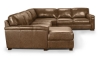 Picture of Medici Chestnut 4-Piece Left Chaise Sectional