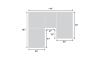 Picture of Medici Chestnut 4-Piece Right Chaise Sectional