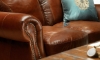 Picture of Rocky Mountain Leather Brandy Alligator Sofa
