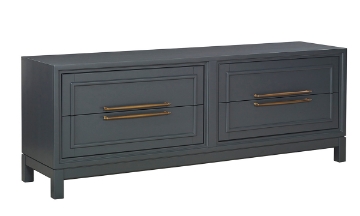 Picture of Greenbrier Blue 72-Inch 4-Drawer Console