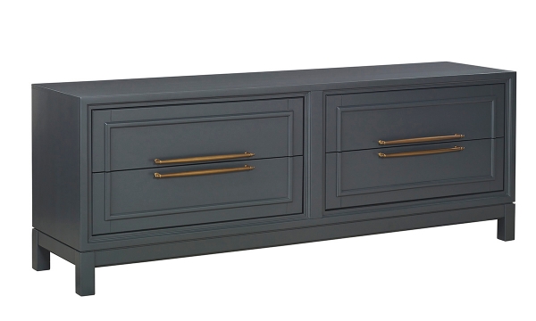 Picture of Greenbrier Blue 72-Inch 4-Drawer Console