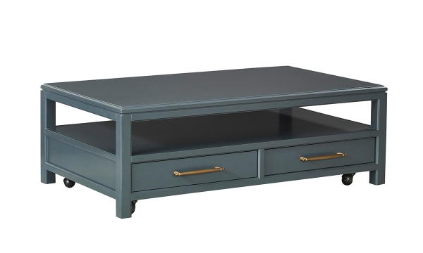 Picture of Greenbrier Blue Cocktail Table