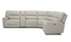 Picture of Thatcher Cream Leather Power Reclining Sectional
