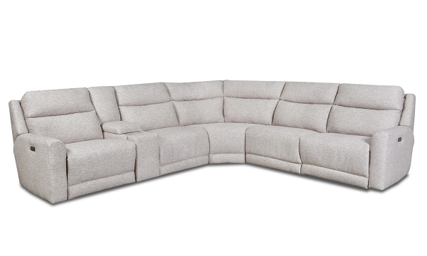 Picture of Social Club Marble 6-Piece Power Sectional