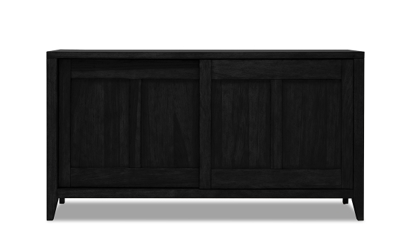 Picture of Trisha Todays Traditions Black Sliding Door Console