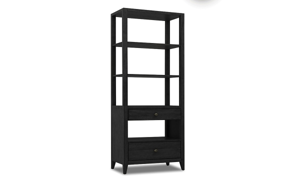 Picture of Trisha Todays Traditions Black Bookcase