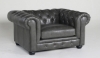 Picture of Carson Charcoal Leather Armchair
