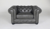 Picture of Carson Charcoal Leather Armchair