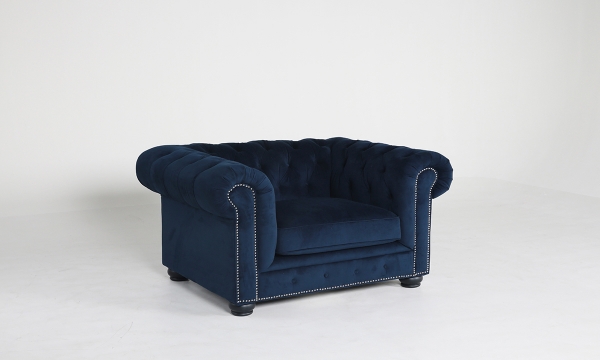 Picture of Branson Midnight Velvet ArmChair
