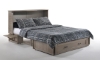 Picture of Poppy Driftwood Complete Queen Murphy Cabinet Bed