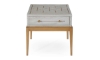 Picture of Perrine White Rectangular End Table