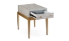 Picture of Perrine White Small Chairside Table