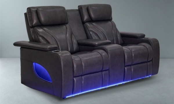 Picture of Ace Leather Power Loveseat with Heat and Massage