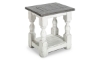 Picture of Sage White Chairside Table
