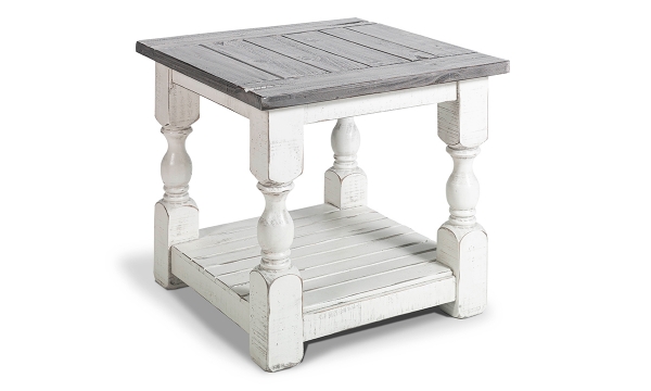 Picture of Sage White End Table