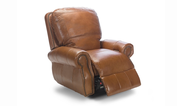 Picture of Rocky Mountain Leather Brandy Alligator Power Recliner