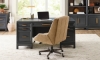 Picture of Greenbrier Blue Executive Desk