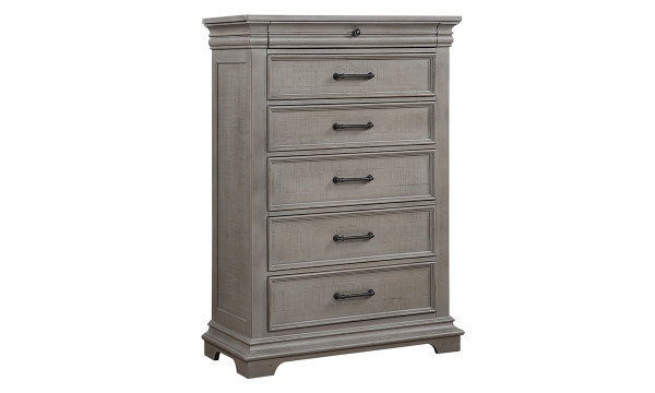 Picture of Lansing Weathered Gray 6-Drawer Chest