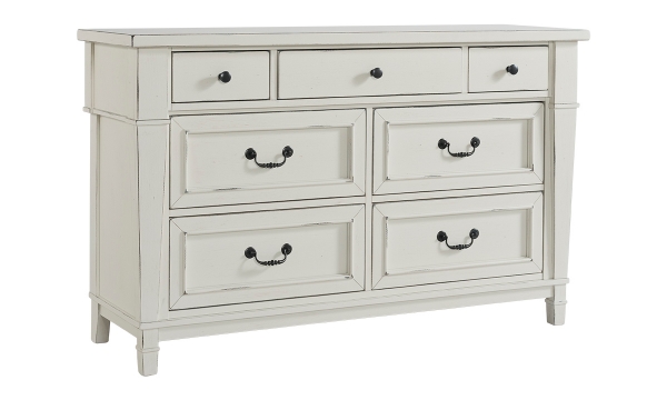 Picture of Northport White 7-Drawer Dresser