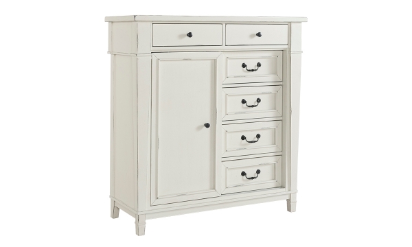 Picture of Northport White Sliding Door Chest