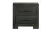 Picture of Crestline Ebony 2-Drawer Nightstand
